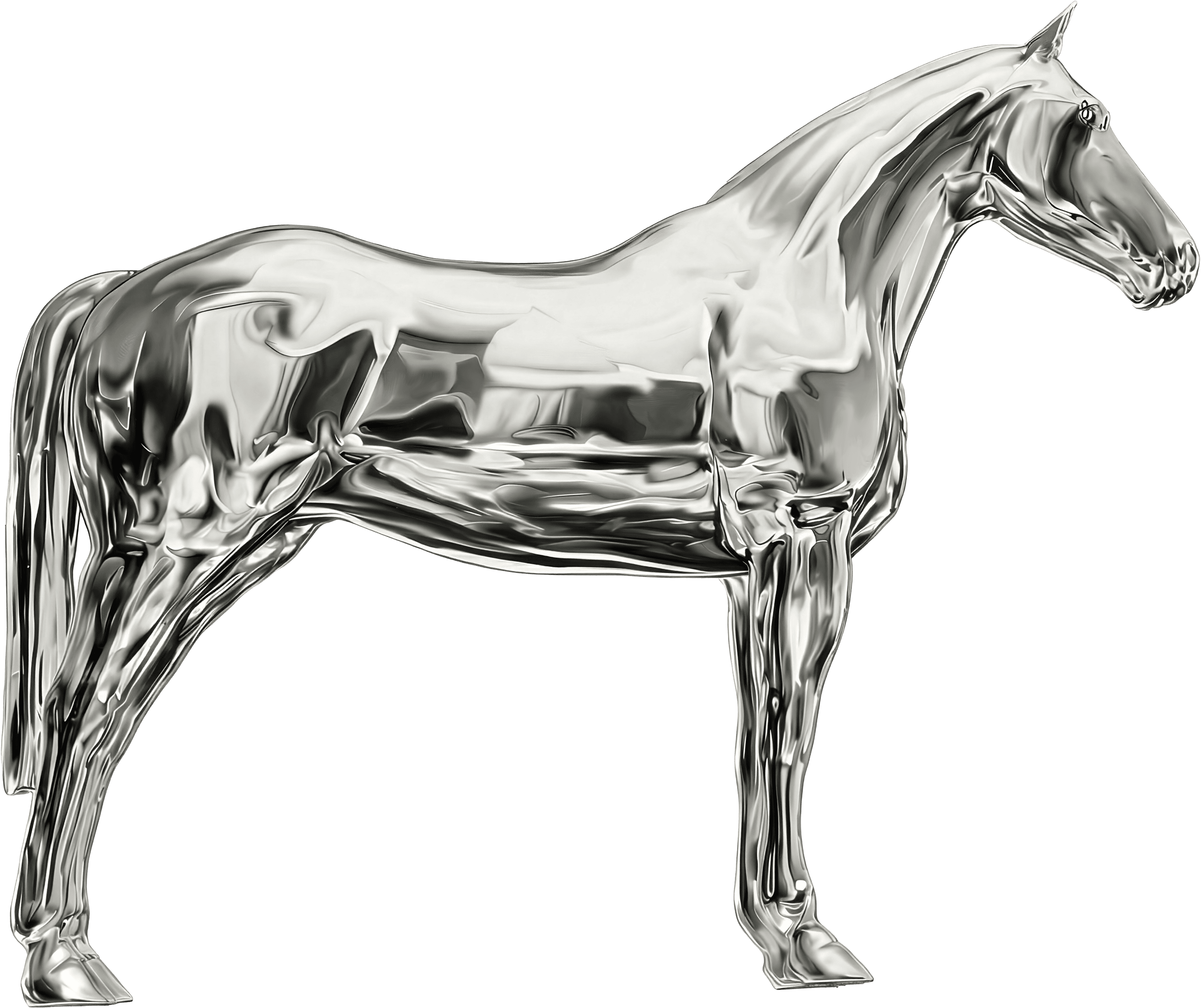 Chrome horse